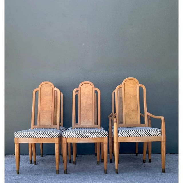 Mid-Century Modern Vintage Henredon Scene Two Upholstered Dining Chairs For Sale - Image 3 of 12