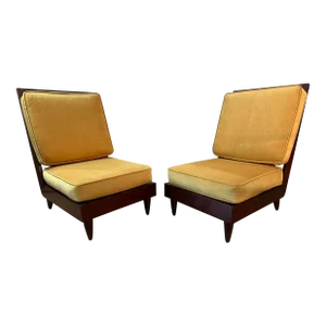 Mid 20th Century Mid-Century, New Hope Style Lounge Chairs - a Pair