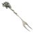 Vintage Italian Silver 800 Grape Cocktail Fork from Raspini, Arezzo, 2000s For Sale