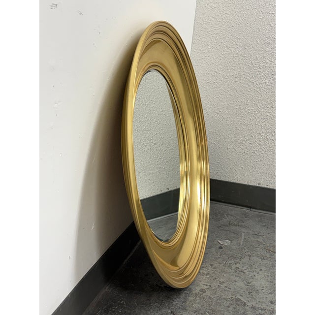 Roche Bobois Roche Bobois Clara Gold Mirror, 40 Inches For Sale - Image 4 of 12
