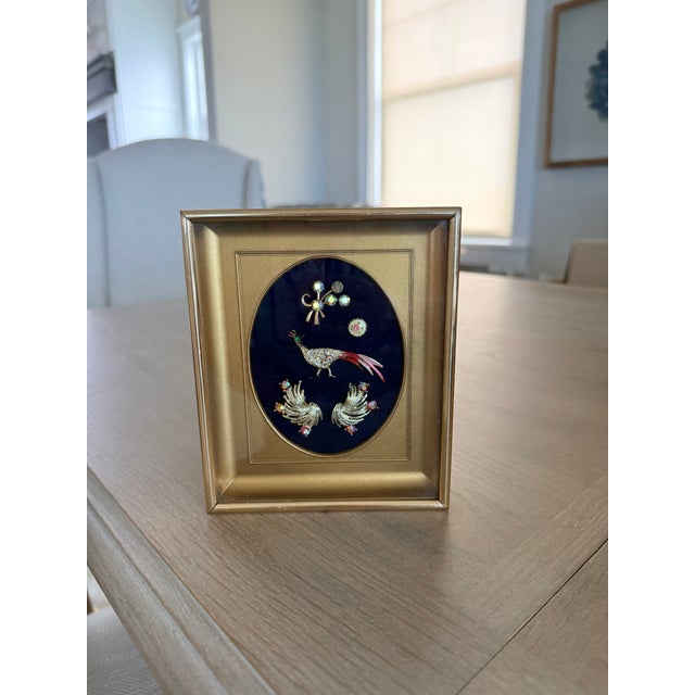 Vintage Jewelry Shadowbox Display For Sale - Image 9 of 9