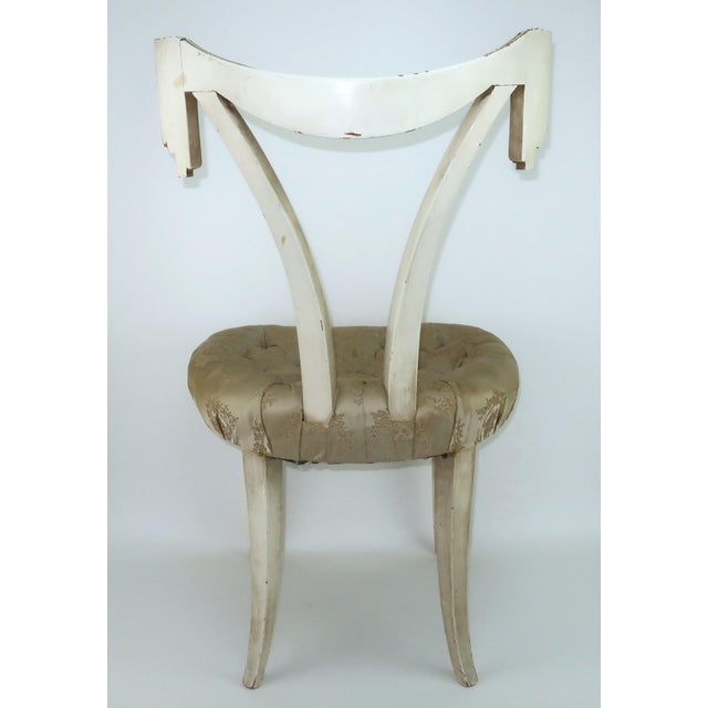 Grosfeld House Accent Chair With Hand Carved Swag Detail, 1940's For Sale - Image 11 of 15