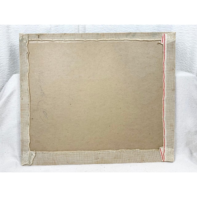 Vintage Handmade Lion Needlepoint For Sale - Image 10 of 12