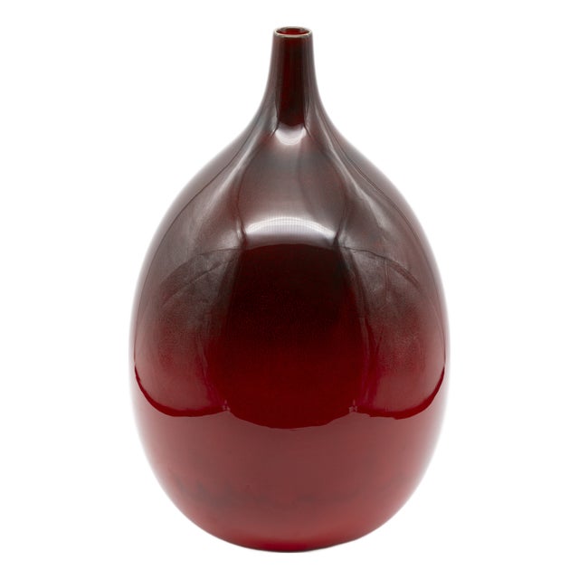 Epic Ceramic Vase by Ernestine Cannon for Ernestine Salerno, 1950s For Sale