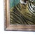 Tiger Head Intricate Needlepoint Victorian Framed Artwork For Sale - Image 9 of 13