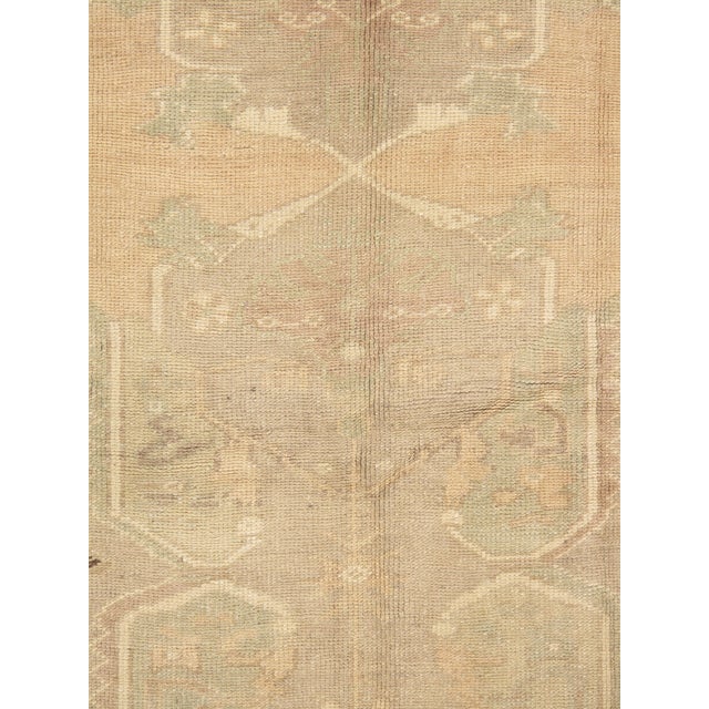 Turkish Vintage Circa Turkish Oushak Rug, 5ft 3in X 11ft 9in For Sale - Image 3 of 5