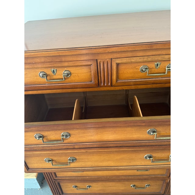 1960s 1960s Henredon Tall Vintage Chest French Neoclassical Louis XVI Style: Superb Condition For Sale - Image 5 of 15
