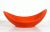 Mid Century Modern Haeger Orange Curved Decorative Bowl / Centerpiece For Sale In Providence - Image 6 of 11
