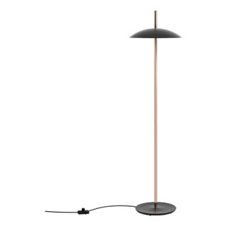 Signal Floor Lamp / Reading Light, Black & Copper, by Souda, Modern, Minimal, Plug In For Sale