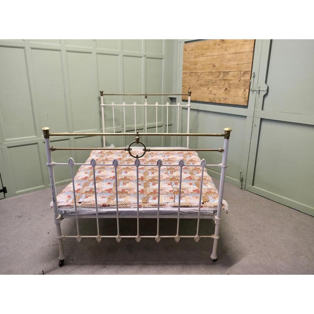 Victorian Brass and Iron Double Bed All in all an attractive bed and a timeless in design it will go very well in a...