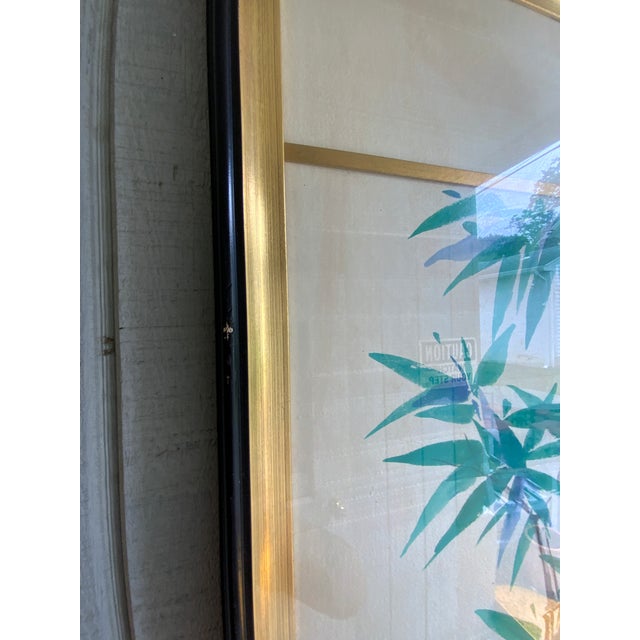 Mid 20th Century Watercolor on Silk For Sale - Image 11 of 12