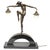 1990s Art Deco Style Bronze Harlequin Lamp For Sale - Image 14 of 18