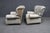 Gray Pair of Leathercraft Inc. Distressed Gray Tufted Leather Recliner Club Chairs For Sale - Image 8 of 18