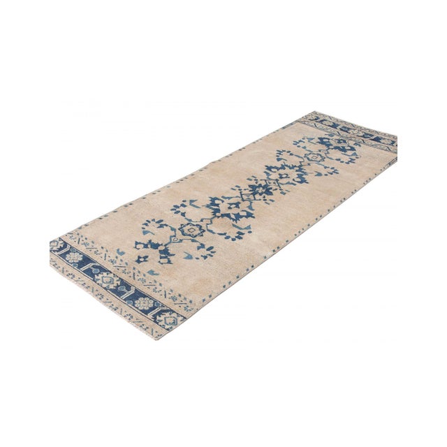 Vintage Washed Out Tabriz Runner Rug - 2`8" X 7`9" For Sale - Image 4 of 6