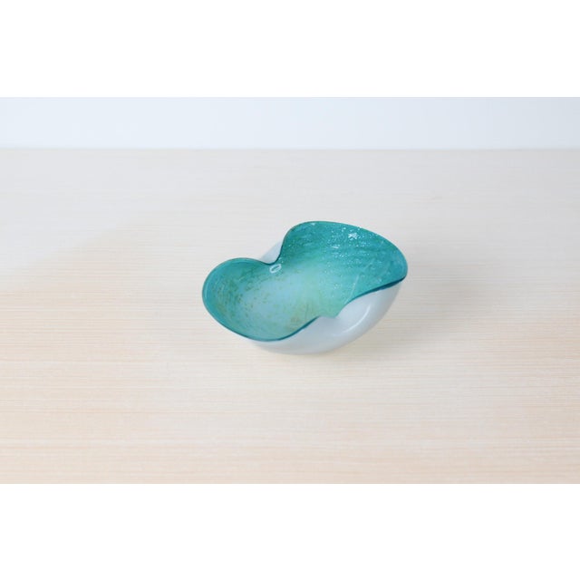 1960s Mid-Century Murano Art Glass Bullicante Bowl For Sale - Image 17 of 17