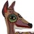 Sculpture Materials Pat Custer Denison Mixed Media Hanging Folk Art Deer For Sale - Image 7 of 7