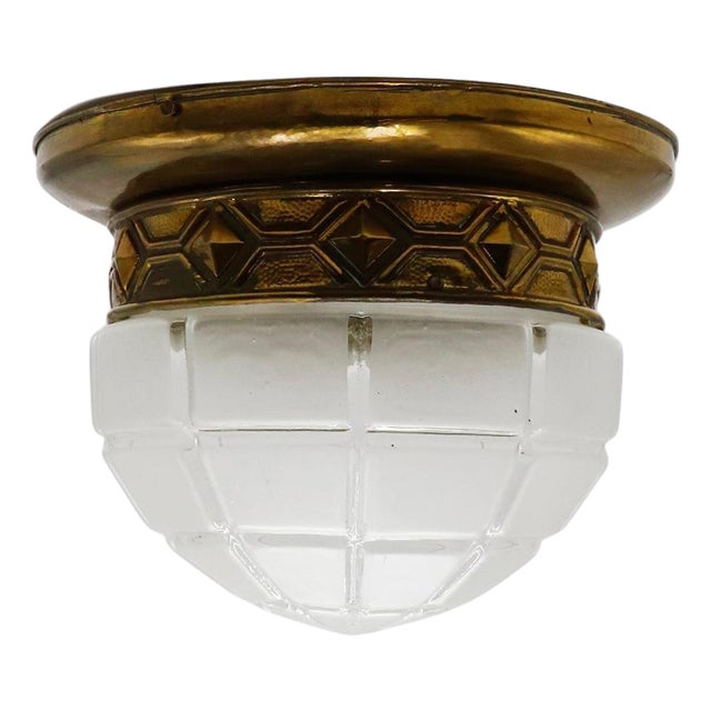 1930s Art Deco Ceiling Light For Sale