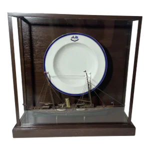 Rare Porcelain Dish from Yacht Corsair W Model