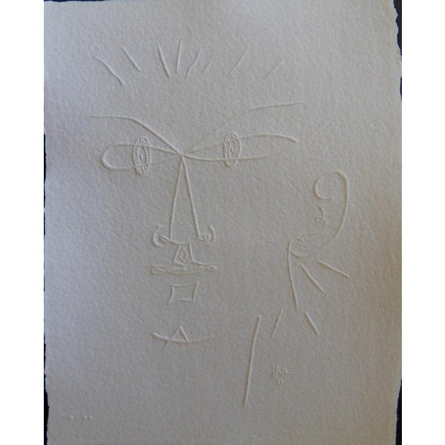 Jean Cocteau, La colère, Etching For Sale