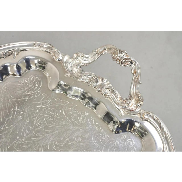 Vintage Fb Rogers Victorian Silver Plated Tea Set With Tilting Pot - 6 PCS For Sale In Philadelphia - Image 6 of 12