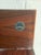 Wood Rosewood Rolling Bar Cart Server Cabinet With Sliding Door Denmark 1960s For Sale - Image 7 of 10