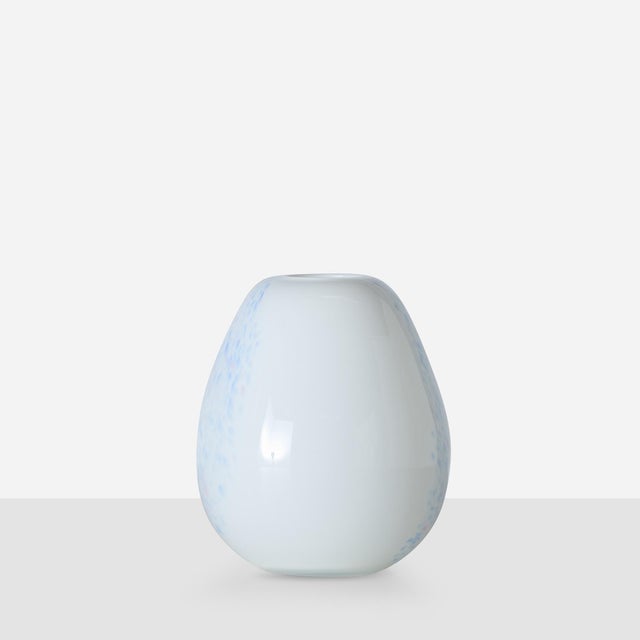 Mid-Century Modern Small Cased Glass Vase by Holmegaard For Sale - Image 3 of 8