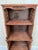Adorable petite mahogany bookshelf. Perfect for a small space like a child’s bedroom. Feminine lines and design. Finish...