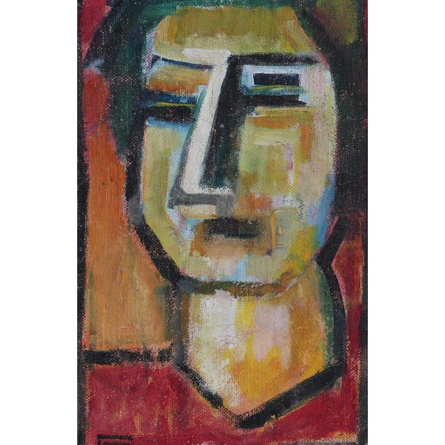 Hidden Portraits IX, 1980s, Acrylic on Canvas, Framed For Sale - Image 3 of 11