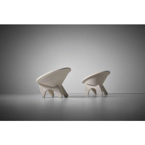 Sculpture Materials Concrete Sphere Chairs, Italy, 1960s, Set of 2 For Sale - Image 7 of 11