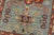 Kazak Rug 2’10” X 4′ Blue Wool Tribal Hand-Knotted Oriental Carpet For Sale - Image 4 of 10