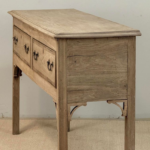 18th Century English Stripped Oak Dresser ~ Sofa Table ~ Console For Sale - Image 12 of 17