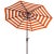 Contemporary Athens Inside Out Striped 9ft Crank Outdoor Auto Tilt Umbrella - Orange For Sale - Image 3 of 5