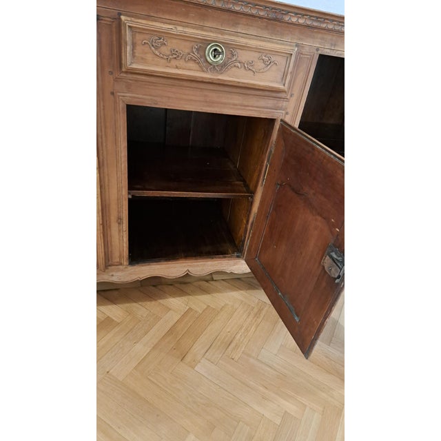 Antique Provencal Sideboard in Fruit Wood from Befos For Sale - Image 4 of 9