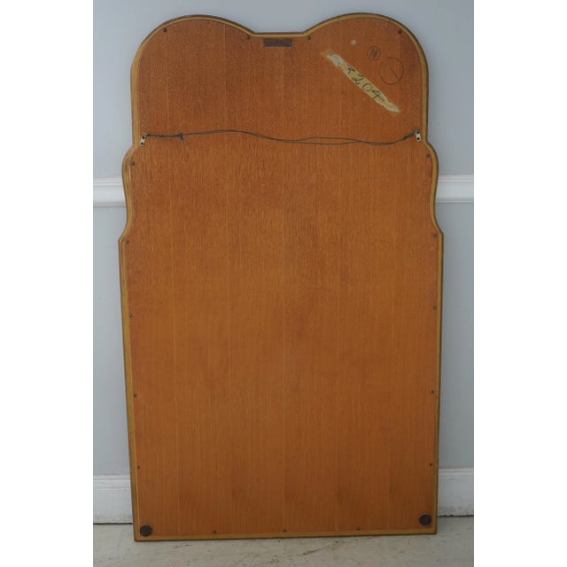 Gold John Widdicomb Gold Leaf Large Queen Anne Mirror For Sale - Image 8 of 9