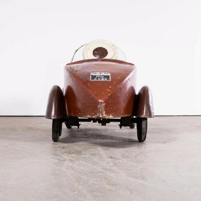 Vintage Italian Hand Built Pedal Car, 1940s For Sale - Image 18 of 18