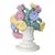 Antique Basket of Flowers Floral Cast Iron Hubley Doorstop For Sale