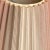 1960s Blended Stripe Knife Pleated Lamp Shade For Sale - Image 9 of 12