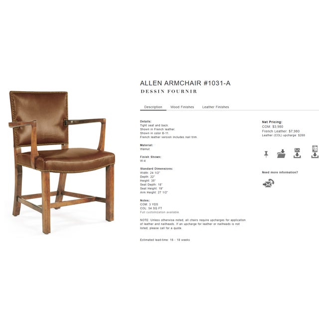 Dessin Fournir Leather Dining Arm Chairs- A Set of 8 For Sale - Image 10 of 10