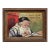 Unknown, Jewish Folk Art Painting "Blessed Is the Healer of the Sick" Rabbi at Prayer For Sale