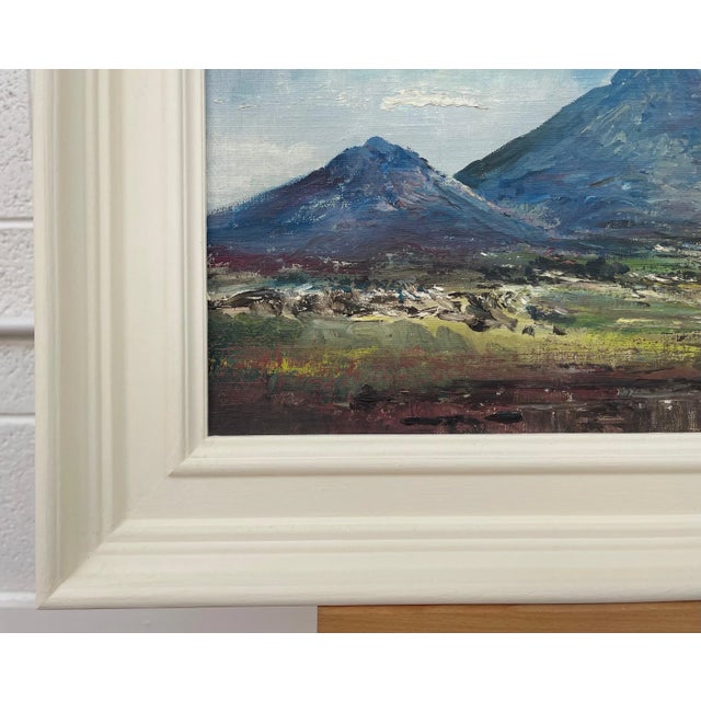 Green Denis Thornton, Original Post-War Oil Painting of Stormy Day in Kerry Ireland by Irish Artist, 1980 Circa For Sale - Image 8 of 12