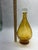 Italian Mid-Century Empoli Style Honey Amber Art Glass Decanter For Sale - Image 3 of 4
