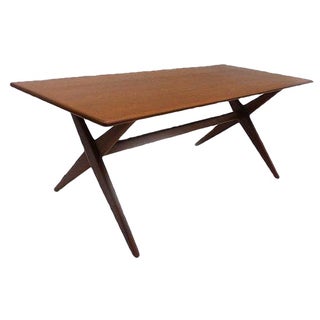 Teak Mid-Century Modern Coffee Table For Sale