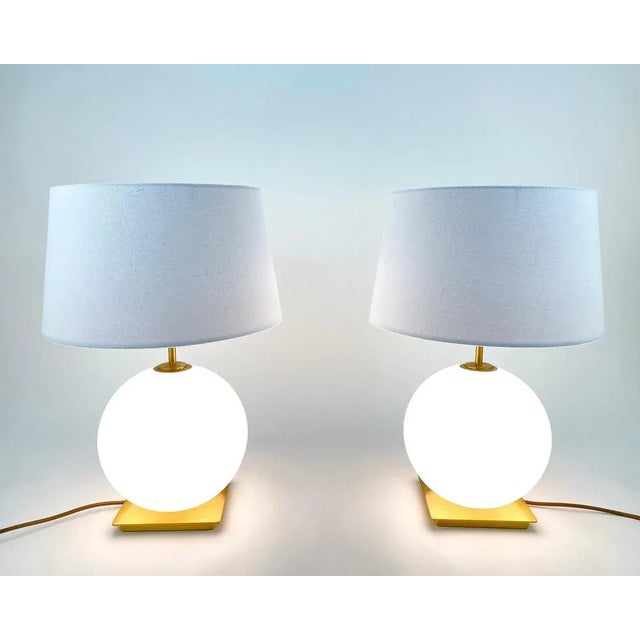 A pair of hiqh-quality designer table lamps from the famous company holtkötter, germany. holtkoetter has been engineering...