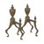 19th Century Antique British Victorian Brass Fire Dogs, 1880, Set of 2 For Sale - Image 5 of 18