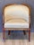 Early 19th Century German Biedermeier Fruitwood Upholstered Tub Chair For Sale - Image 4 of 10