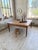 Brown Large Oak Square Conference Table, 1950 For Sale - Image 8 of 18