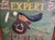 Wood Vintage 1960s Hand Painted "School of Expert Polo" Trade Sign For Sale - Image 7 of 16