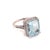 Natural Finely Faceted Quality Aquamarine Diamond Ring Size 6.75 14k Gold 6.25 TCW Certified $5,950 120671 This is a...