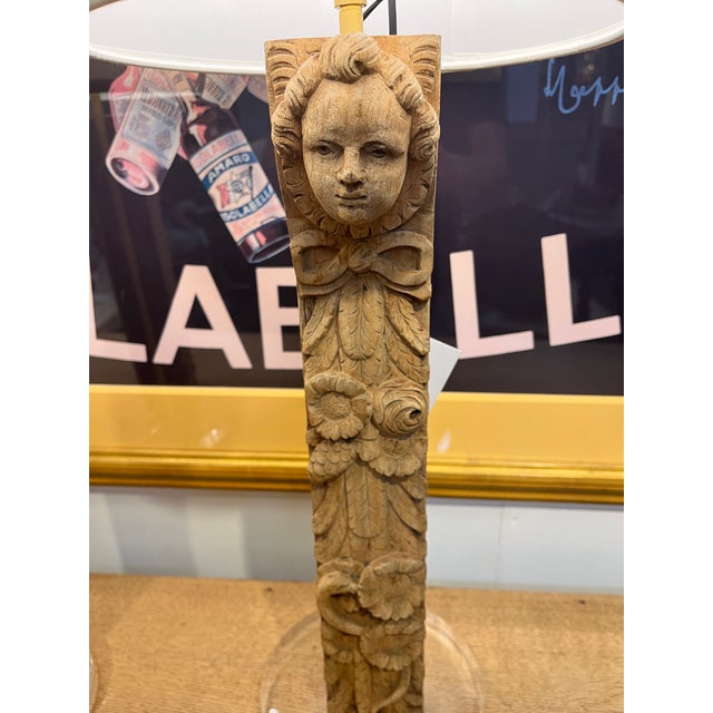 French 19th Century French Pair of Caryatid Fragment Table Lamps For Sale - Image 3 of 6