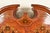 Baker Furniture Style Georgian Burl Wood Inlaid and Hand Painted Drop Front Secretary Desk With Bookcase Hutch Top For Sale - Image 11 of 15